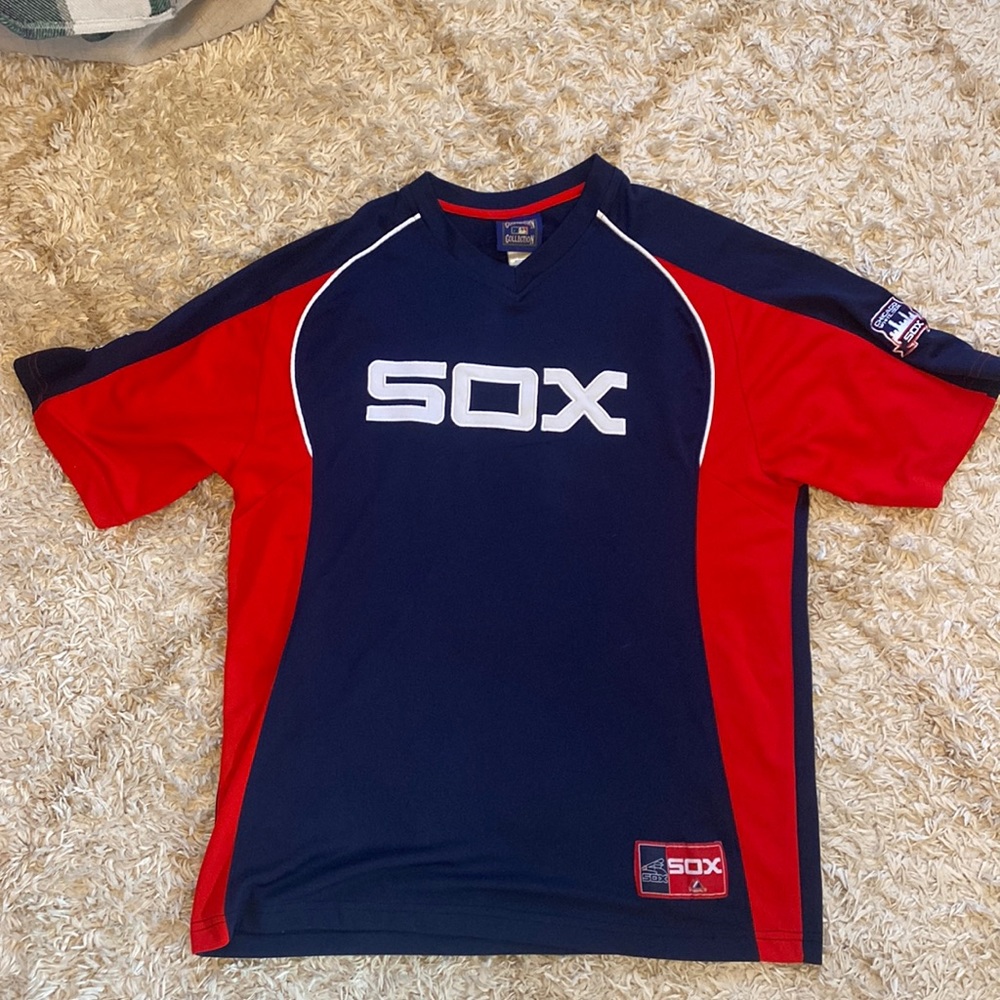 Majestic Cooperstown Collection White Sox Baseball Pullover shirt